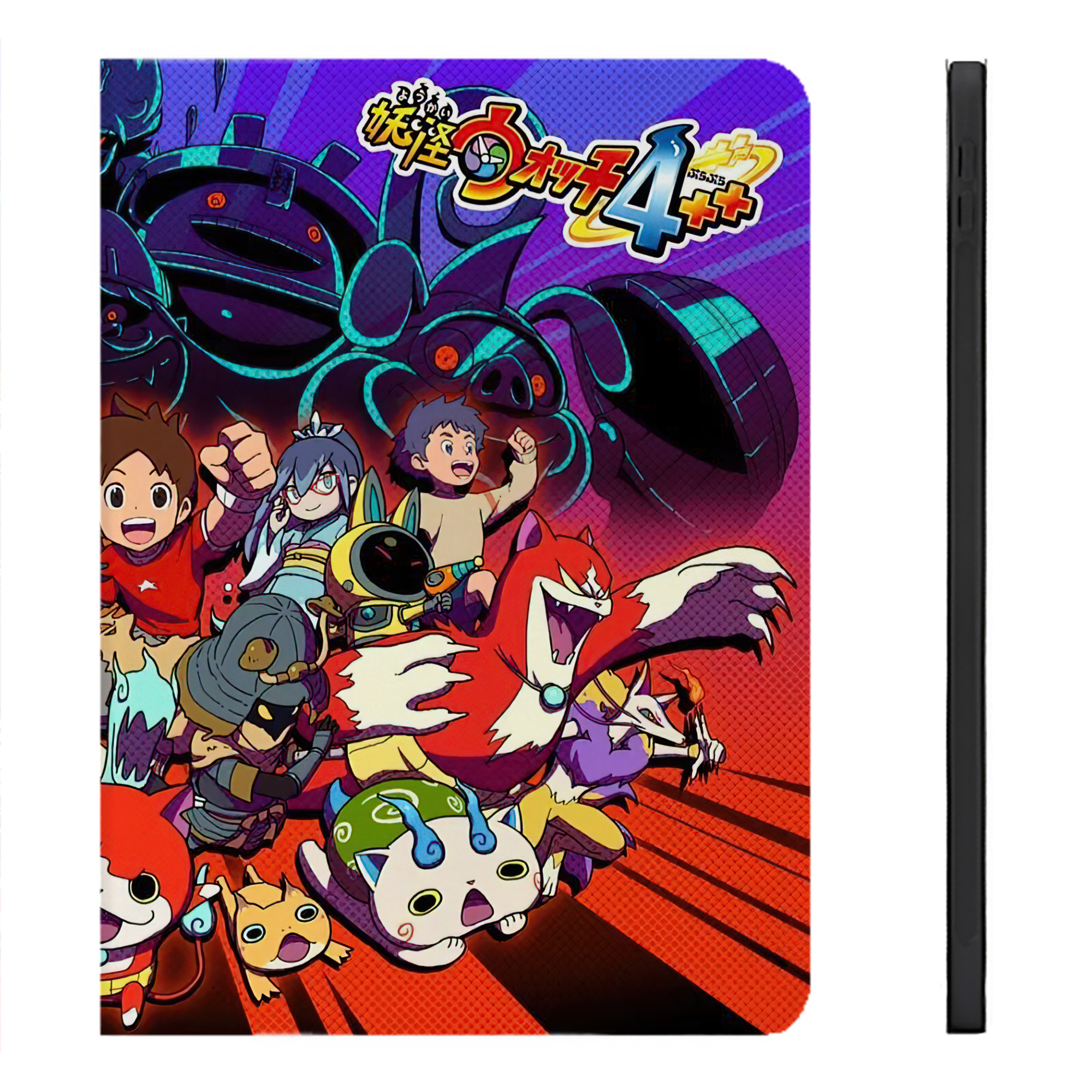（画像用） 妖怪ウォッチ Yo-kai Watch IPadケース ペンホルダー付き ブックスタイルデザイン